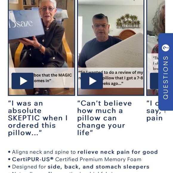 COPY - Dosaze contour pillow - Picture 5 of 8